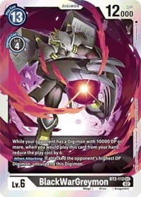 BlackWarGreymon (Resurgence Booster Reprint) - Resurgence Booster - Digimon Card Game card