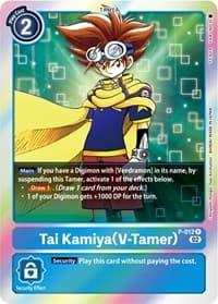 Tai Kamiya (V-Tamer) - P-012 (Resurgence Booster Reprint) - Resurgence Booster - Digimon Card Game card