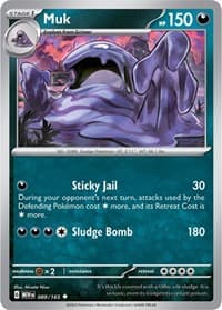 Muk - SV: Scarlet & Violet 151 - Pokemon card