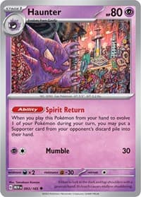 Haunter - SV: Scarlet & Violet 151 - Pokemon card