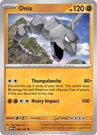 Onix - SV: Scarlet & Violet 151 - Pokemon card