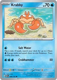 Krabby - SV: Scarlet & Violet 151 - Pokemon card