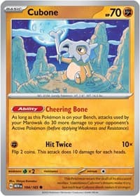Cubone - SV: Scarlet & Violet 151 - Pokemon card