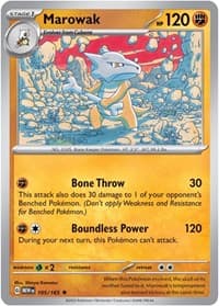 Marowak - SV: Scarlet & Violet 151 - Pokemon card