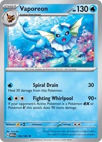 Vaporeon - SV: Scarlet & Violet 151 - Pokemon card