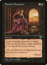 Painful Memories - Mirage - Magic: The Gathering card