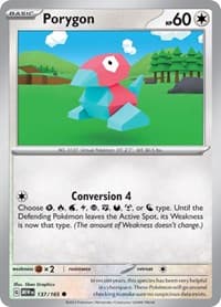 Porygon - SV: Scarlet & Violet 151 - Pokemon card