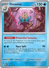 Omastar - SV: Scarlet & Violet 151 - Pokemon card