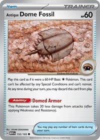 Antique Dome Fossil - SV: Scarlet & Violet 151 - Pokemon card