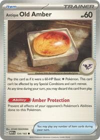 Antique Old Amber - SV: Scarlet & Violet 151 - Pokemon card
