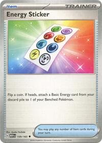 Energy Sticker - SV: Scarlet & Violet 151 - Pokemon card