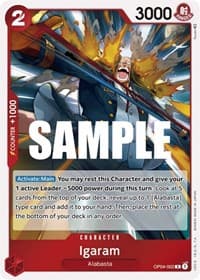 Igaram - Kingdoms of Intrigue - One Piece Card Game card
