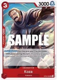 Koza - Kingdoms of Intrigue - One Piece Card Game card