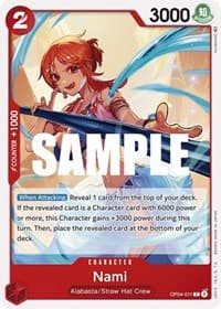 Nami - Kingdoms of Intrigue - One Piece Card Game card