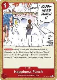 Happiness Punch - Kingdoms of Intrigue - One Piece Card Game card
