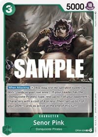 Senor Pink - Kingdoms of Intrigue - One Piece Card Game card