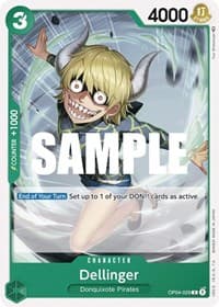 Dellinger - Kingdoms of Intrigue - One Piece Card Game card