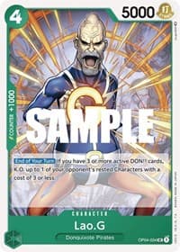 Lao.G - Kingdoms of Intrigue - One Piece Card Game card