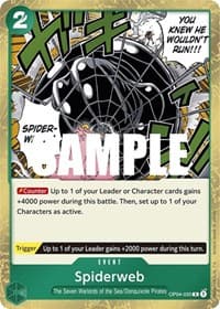 Spiderweb - Kingdoms of Intrigue - One Piece Card Game card