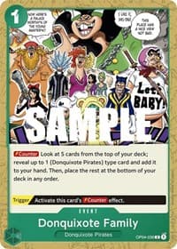 Donquixote Family - Kingdoms of Intrigue - One Piece Card Game card