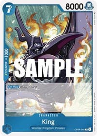 King - Kingdoms of Intrigue - One Piece Card Game card