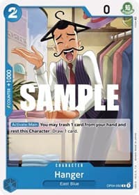 Hanger - Kingdoms of Intrigue - One Piece Card Game card