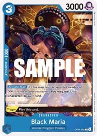 Black Maria - Kingdoms of Intrigue - One Piece Card Game card
