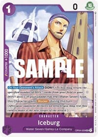 Iceburg - Kingdoms of Intrigue - One Piece Card Game card