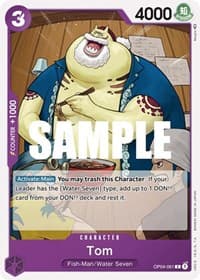 Tom - Kingdoms of Intrigue - One Piece Card Game card
