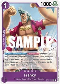 Franky - Kingdoms of Intrigue - One Piece Card Game card