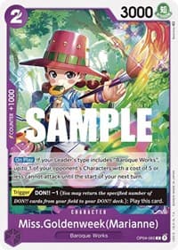 Miss.Goldenweek(Marianne) - Kingdoms of Intrigue - One Piece Card Game card