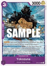 Yokozuna - Kingdoms of Intrigue - One Piece Card Game card