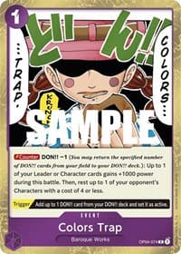 Colors Trap - Kingdoms of Intrigue - One Piece Card Game card