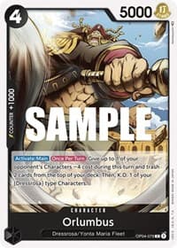 Orlumbus - Kingdoms of Intrigue - One Piece Card Game card