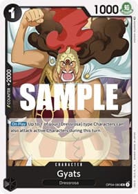 Gyats - Kingdoms of Intrigue - One Piece Card Game card