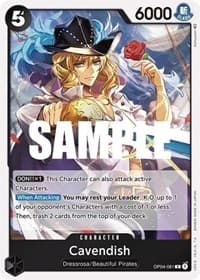 Cavendish - Kingdoms of Intrigue - One Piece Card Game card