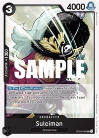 Suleiman - Kingdoms of Intrigue - One Piece Card Game card