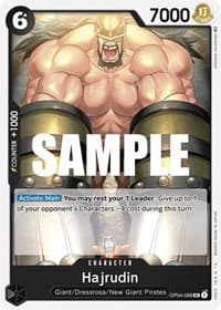 Hajrudin - Kingdoms of Intrigue - One Piece Card Game card