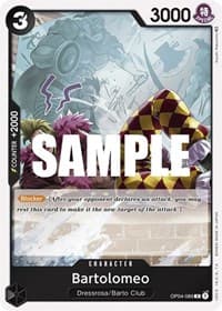 Bartolomeo - Kingdoms of Intrigue - One Piece Card Game card