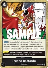 Trueno Bastardo - Kingdoms of Intrigue - One Piece Card Game card