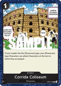 Corrida Coliseum - Kingdoms of Intrigue - One Piece Card Game card