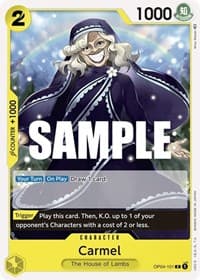 Carmel - Kingdoms of Intrigue - One Piece Card Game card