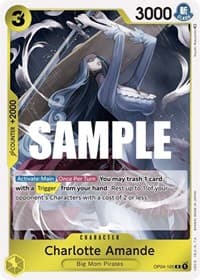 Charlotte Amande - Kingdoms of Intrigue - One Piece Card Game card