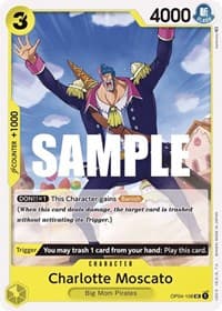 Charlotte Moscato - Kingdoms of Intrigue - One Piece Card Game card