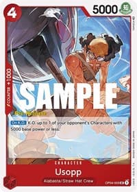 Usopp - Kingdoms of Intrigue Pre-Release Cards - One Piece Card Game card