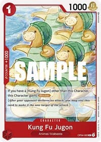Kung Fu Jugon - Kingdoms of Intrigue Pre-Release Cards - One Piece Card Game card
