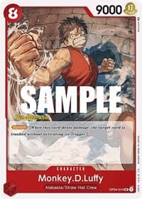 Monkey.D.Luffy - Kingdoms of Intrigue Pre-Release Cards - One Piece Card Game card
