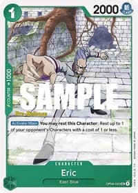 Eric - Kingdoms of Intrigue Pre-Release Cards - One Piece Card Game card