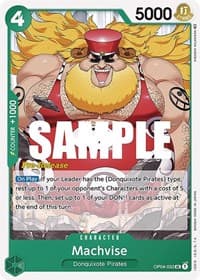 Machvise - Kingdoms of Intrigue Pre-Release Cards - One Piece Card Game card