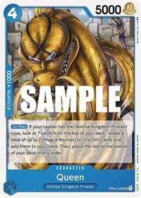 Queen - Kingdoms of Intrigue Pre-Release Cards - One Piece Card Game card